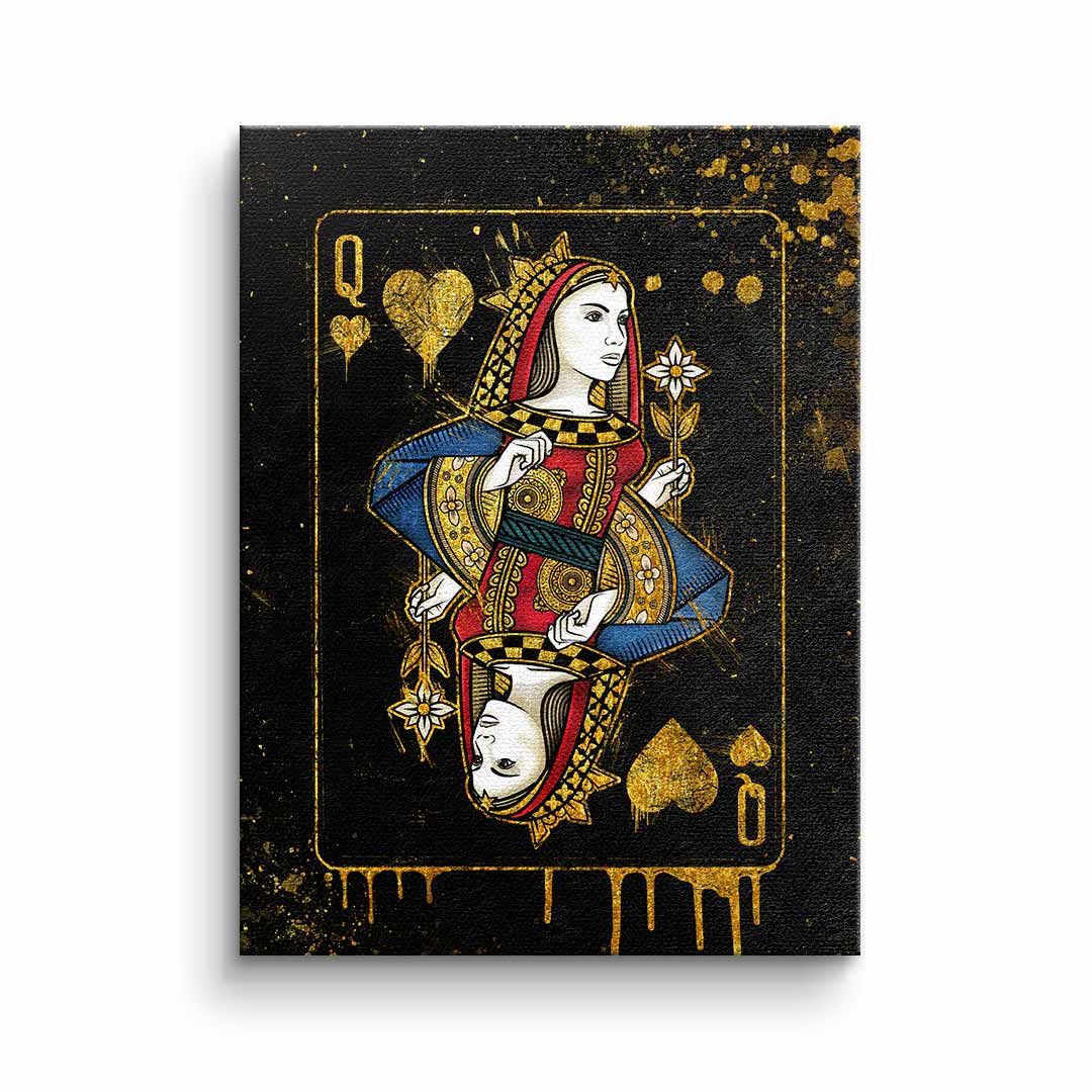 Queen Luxury Card Quadro