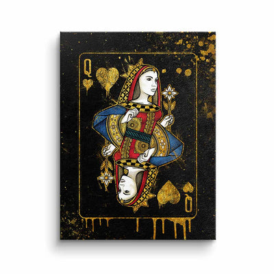 Queen Luxury Card Quadro