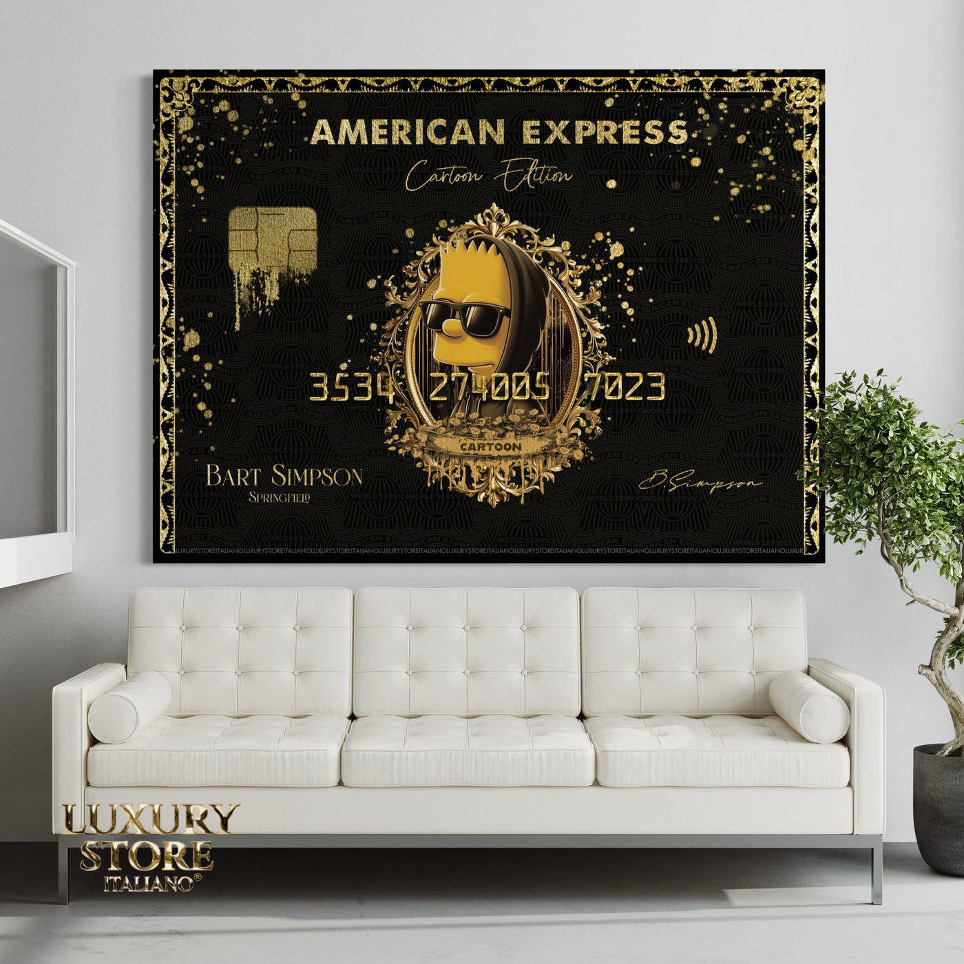 𝐀𝐌𝐄𝐑𝐈𝐂𝐀𝐍 𝐄𝐗𝐏𝐑𝐄𝐒𝐒 - 𝐁𝐀𝐑𝐓 𝐒𝐈𝐌𝐏𝐒𝐎𝐍 𝐐𝐔𝐀𝐃𝐑𝐎
